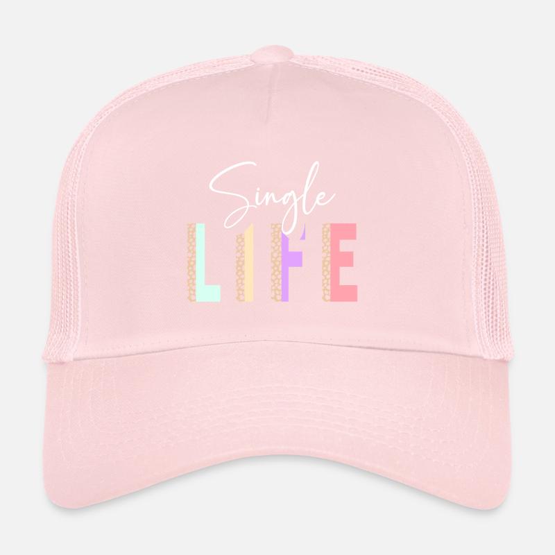 Alone Relationship Partner Humor Trucker Cap