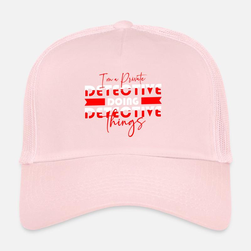 Secret de trace d’indices de détective privé Casquette trucker 