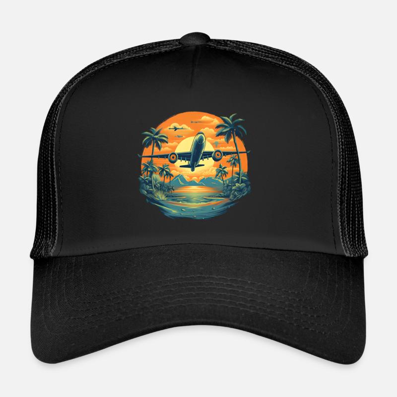 Island - Trucker Cap - black/black