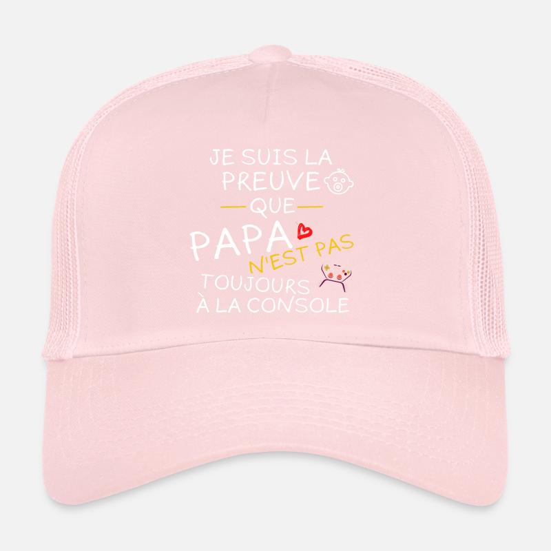 Papa Hors Ligne - Présent dans le monde réel Casquette trucker 