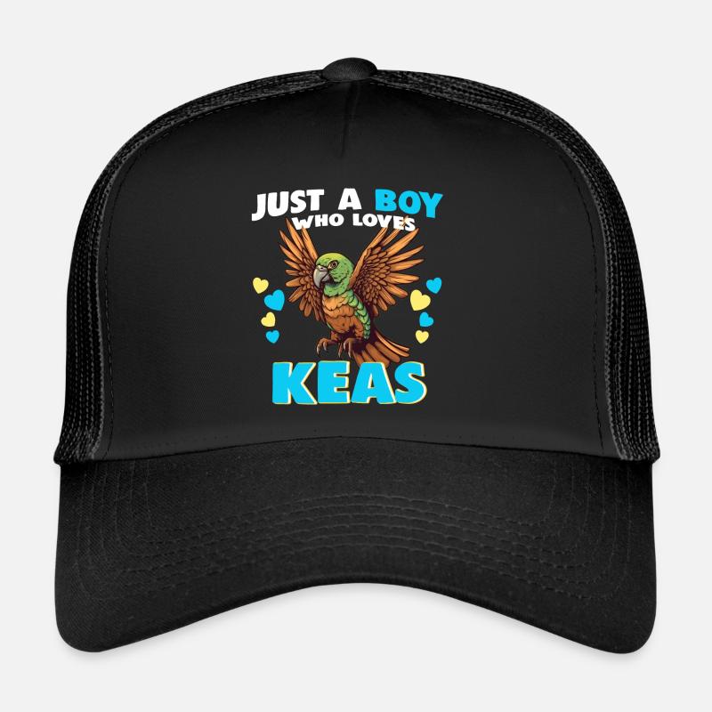 Just a Boy who Loves Keas Trucker Cap