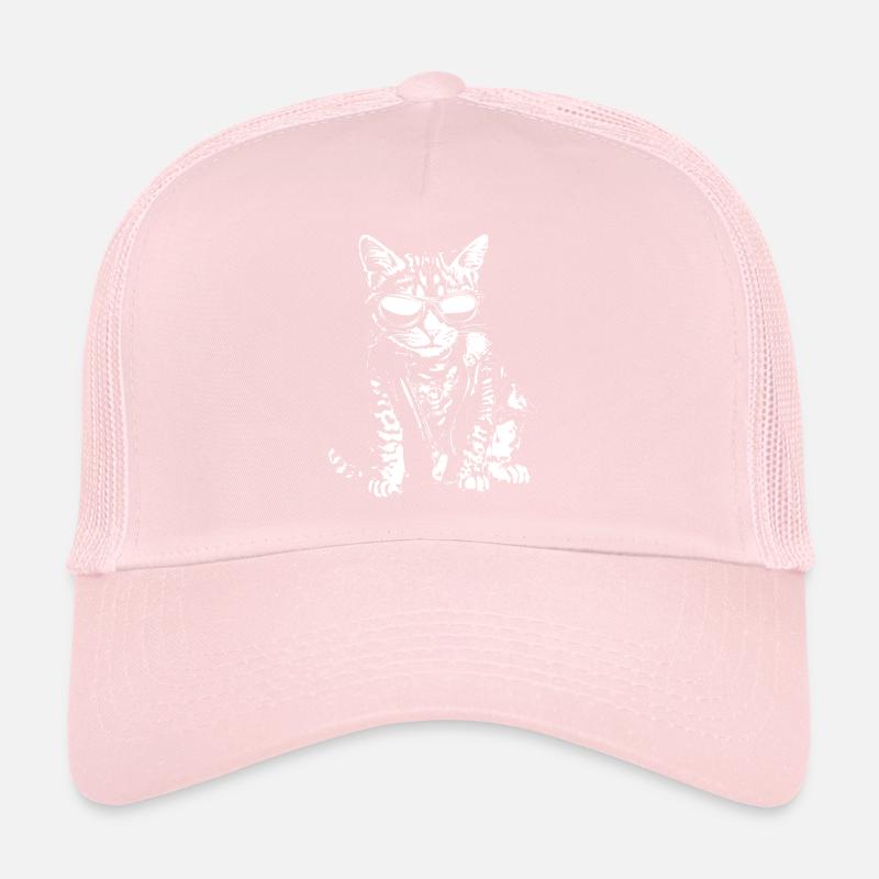 Katze mit Sonnenbrille Trucker Cap