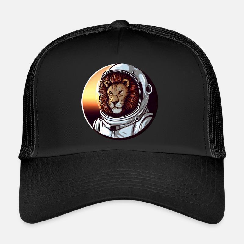 Lion Astronaut - Conception spatiale aventureuse Casquette trucker 