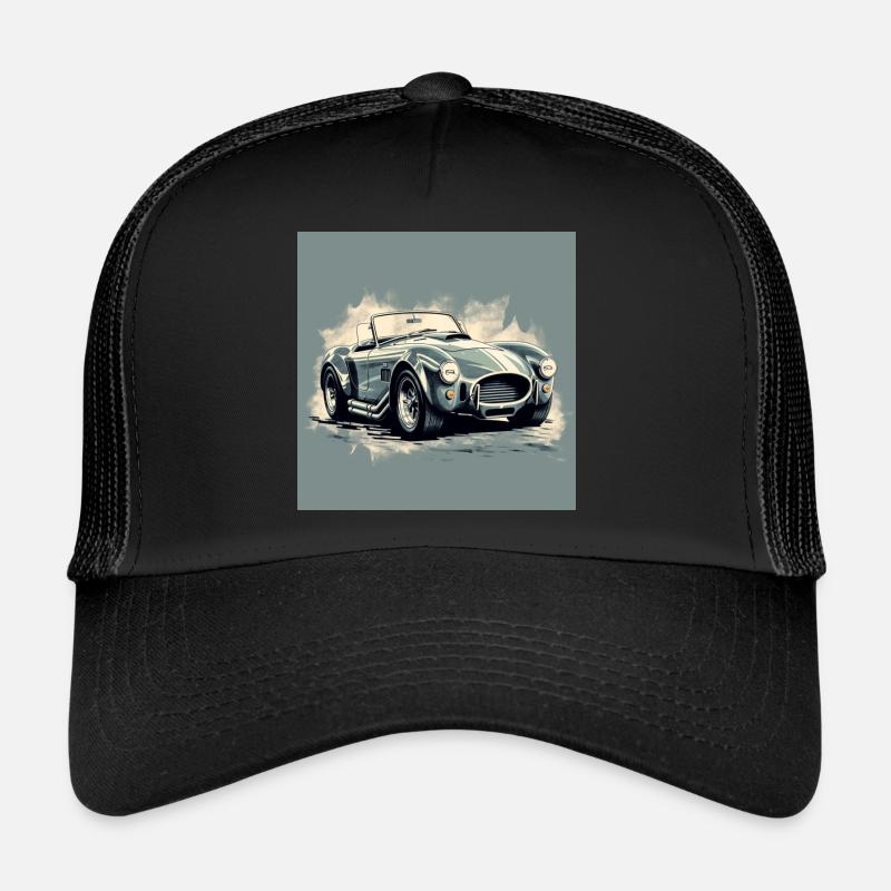 AC COBRA COLLECTION - Casquette trucker  - noir/noir