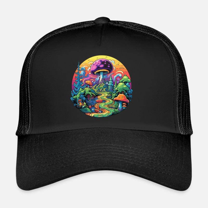 Psychedelische Pilze Trucker Cap