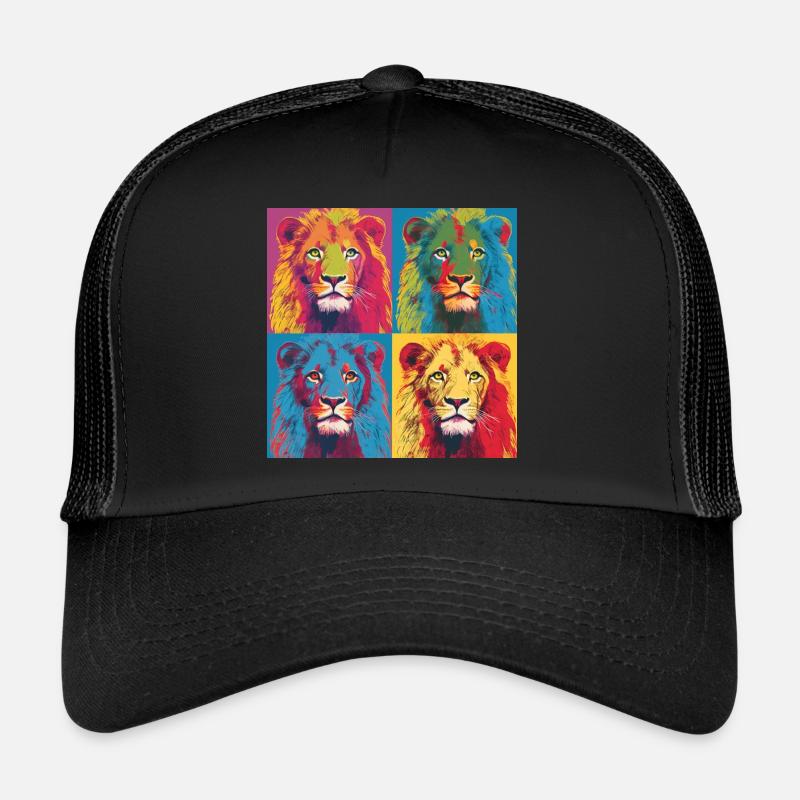 LION POP ART Trucker Cap
