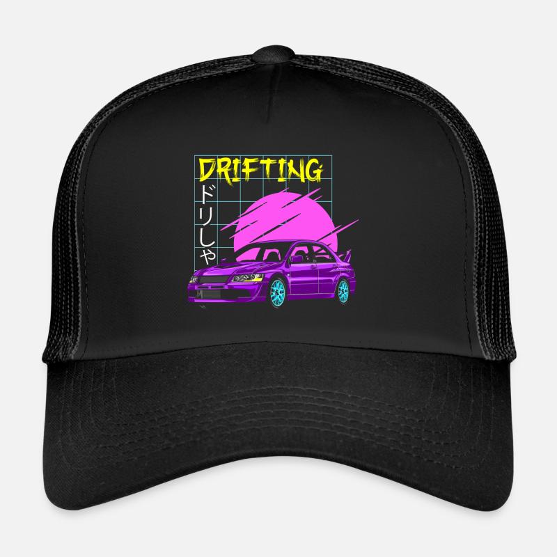 Motorsport Donut Vehicle Engine Trucker Cap