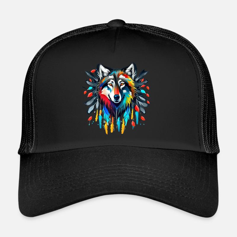 Wolf - Illustration 2 Trucker Cap