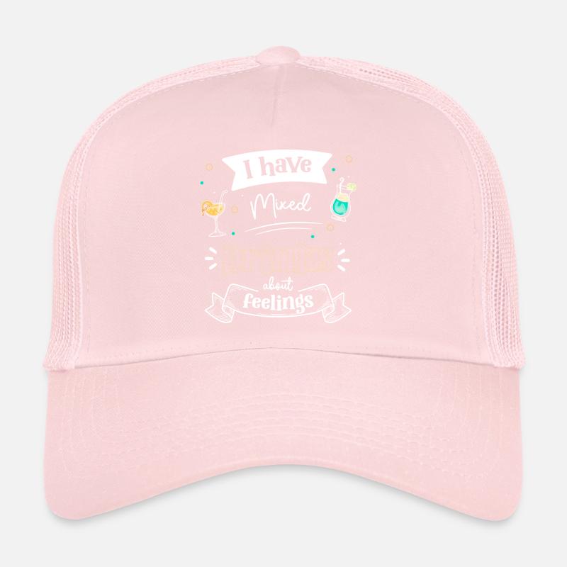Cocktail Alcohol Bottle Trucker Cap