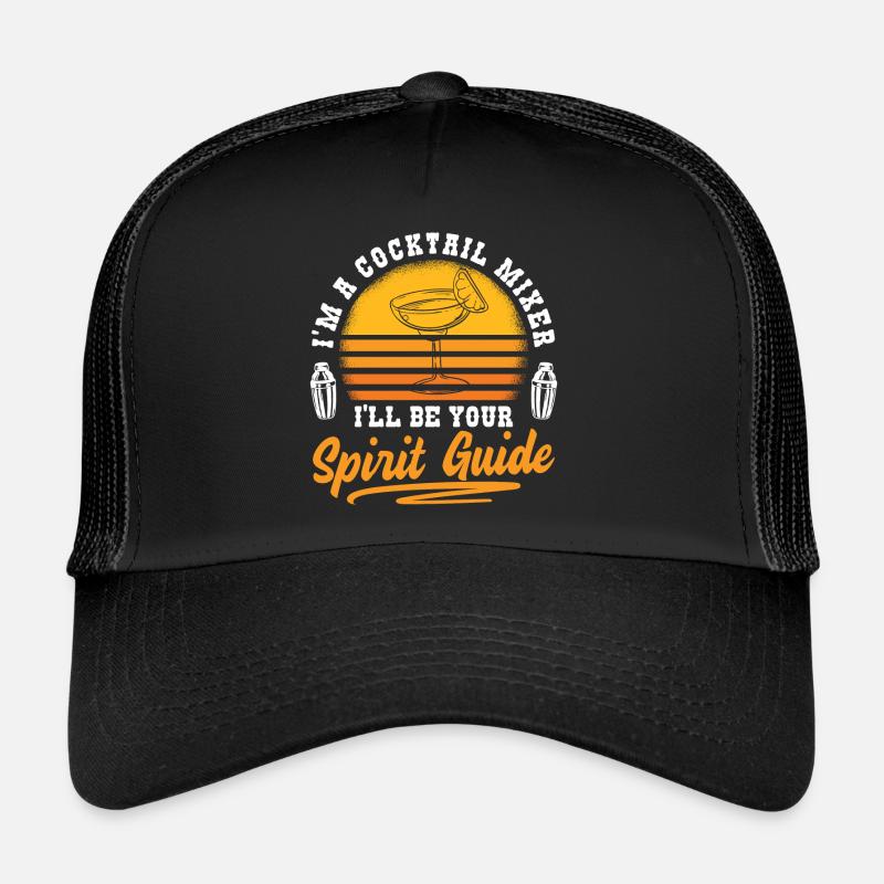 Cocktail Mixer Alcohol Mixer Tequila Sunrise Trucker Cap