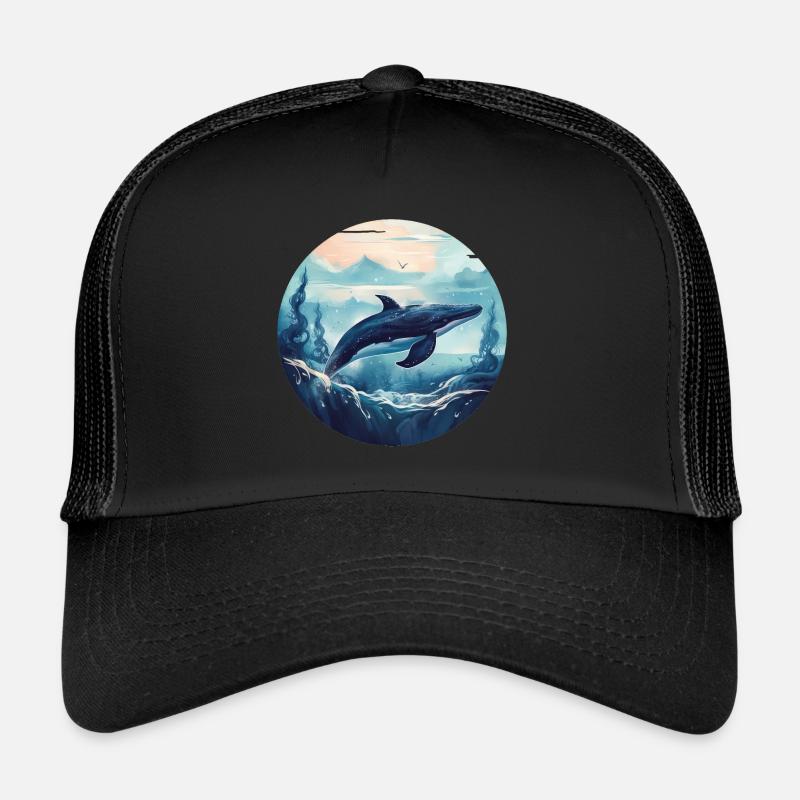Whale Trucker Cap