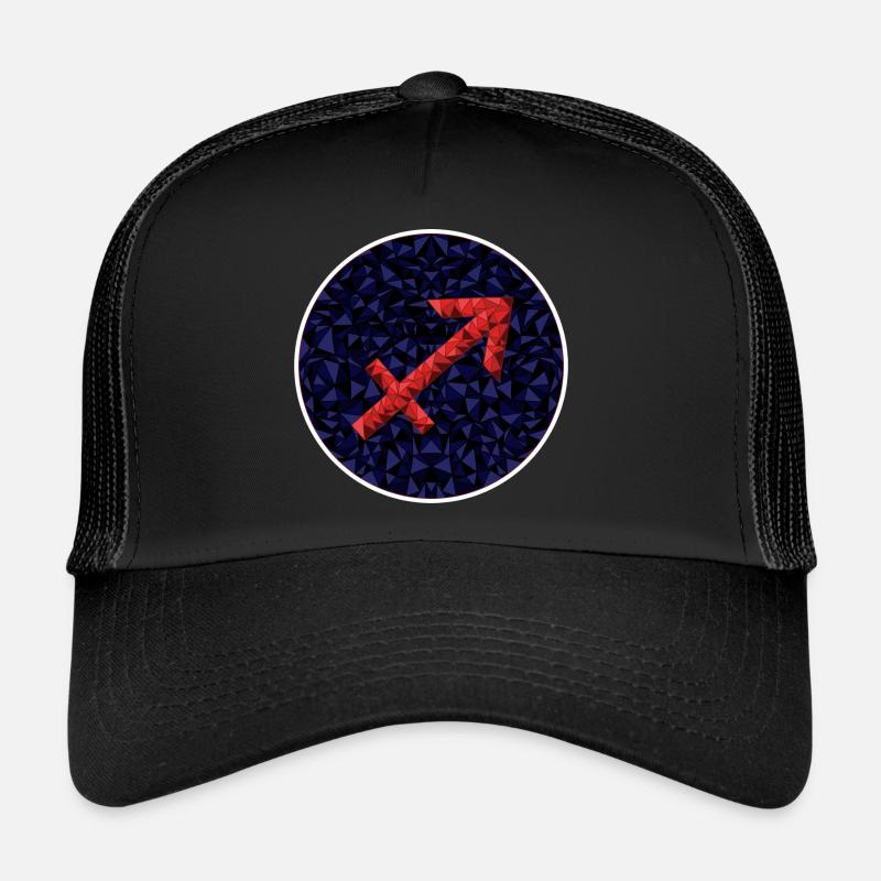Saggitarius - Trucker Cap - black/black
