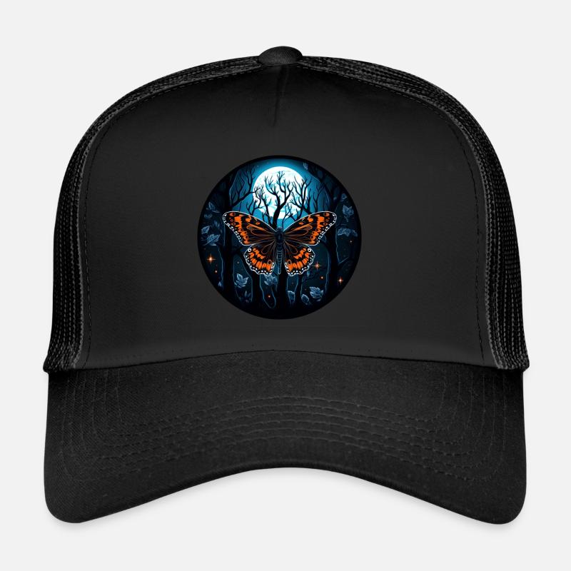 Insect moth butterfly at night Trucker Cap