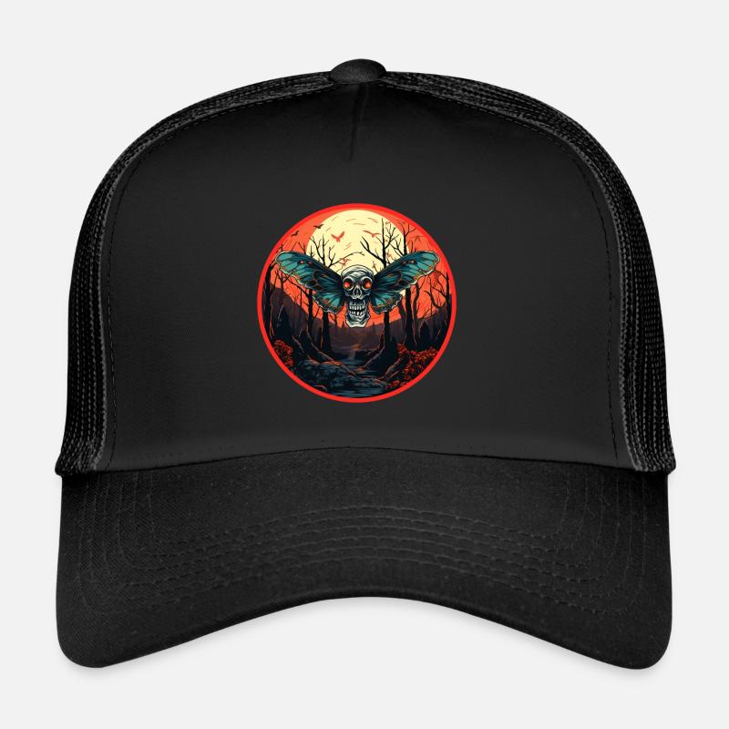 Moth butterfly insect at night Trucker Cap