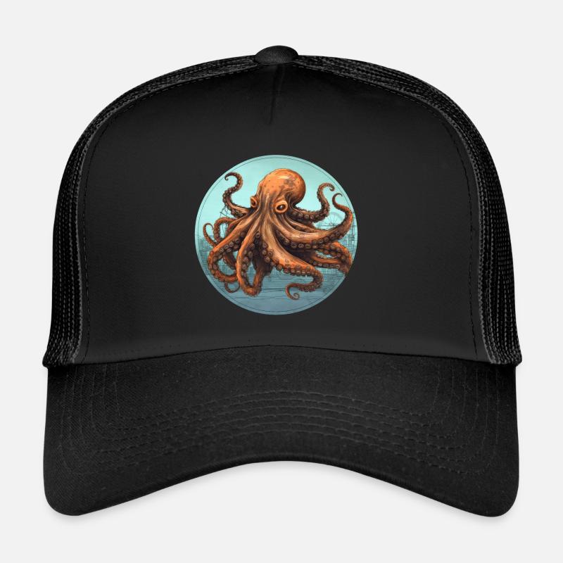 Octopuses Trucker Cap