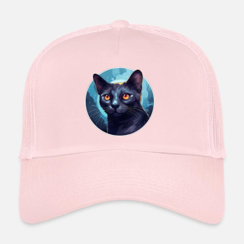 Russisch Blau Katze Trucker Cap