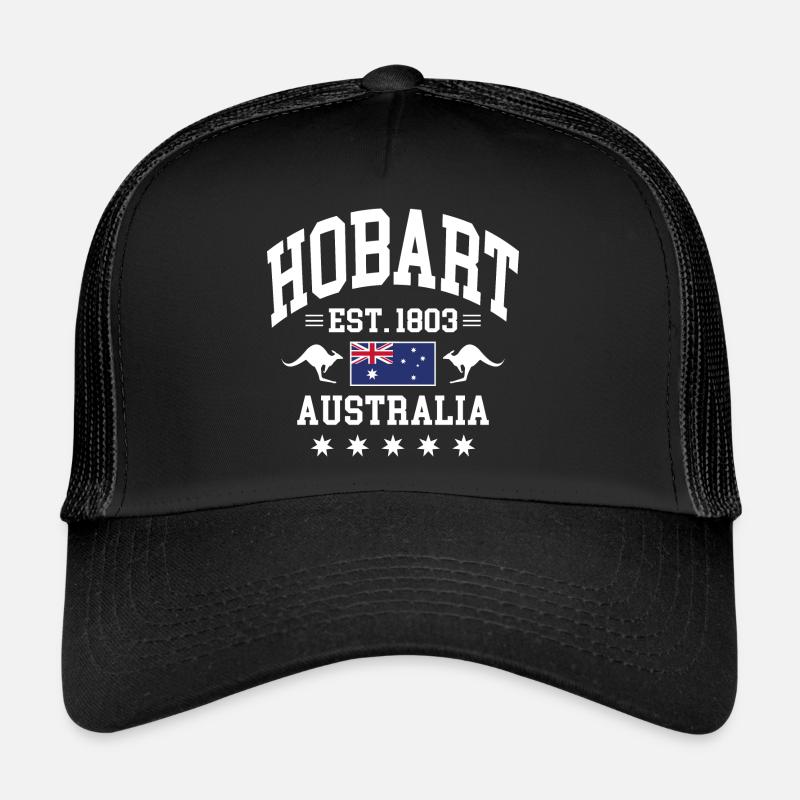 Hobart - Trucker Cap - Schwarz/Schwarz