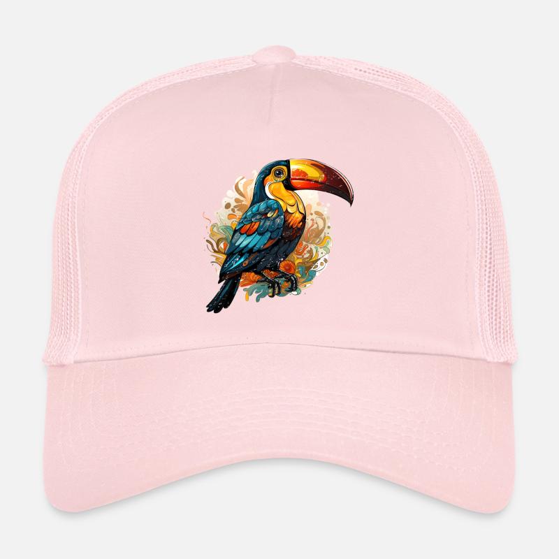 Toucan retro style Trucker Cap