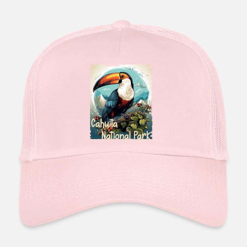 Toucan du parc national de Cahuita Casquette trucker 