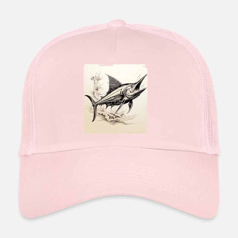 Style rétro Marlin Casquette trucker 