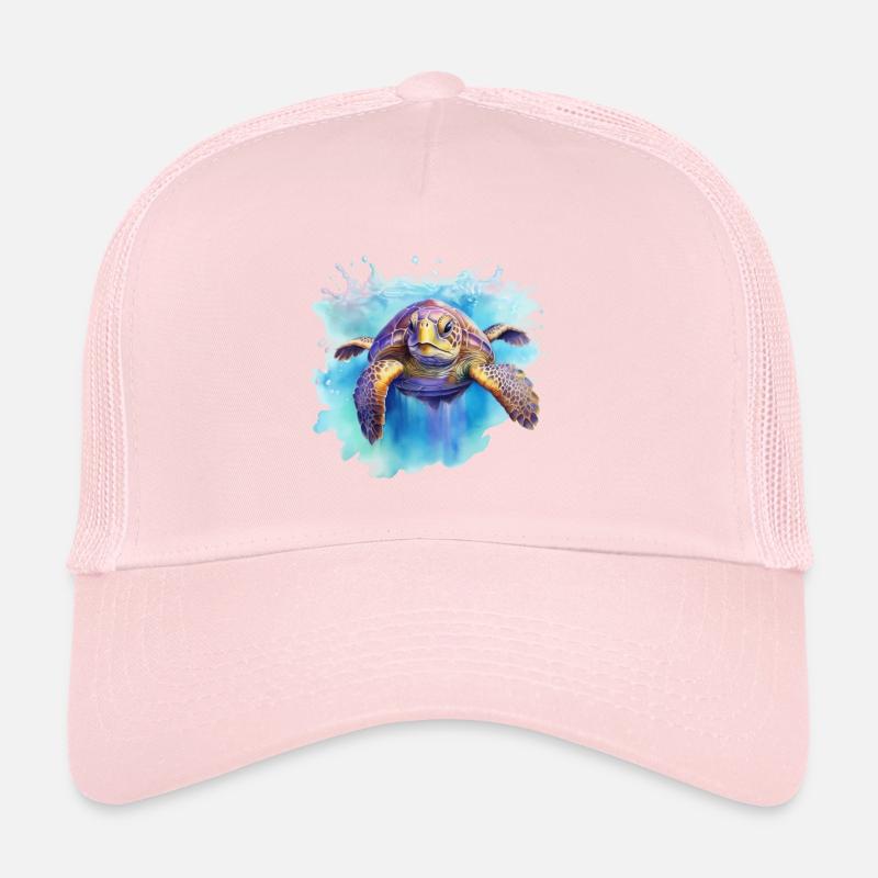 Blaue Schildkröte Trucker Cap