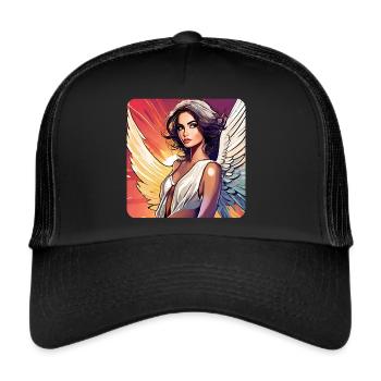 Sexy Angel - Trucker Cap - black/black - Front