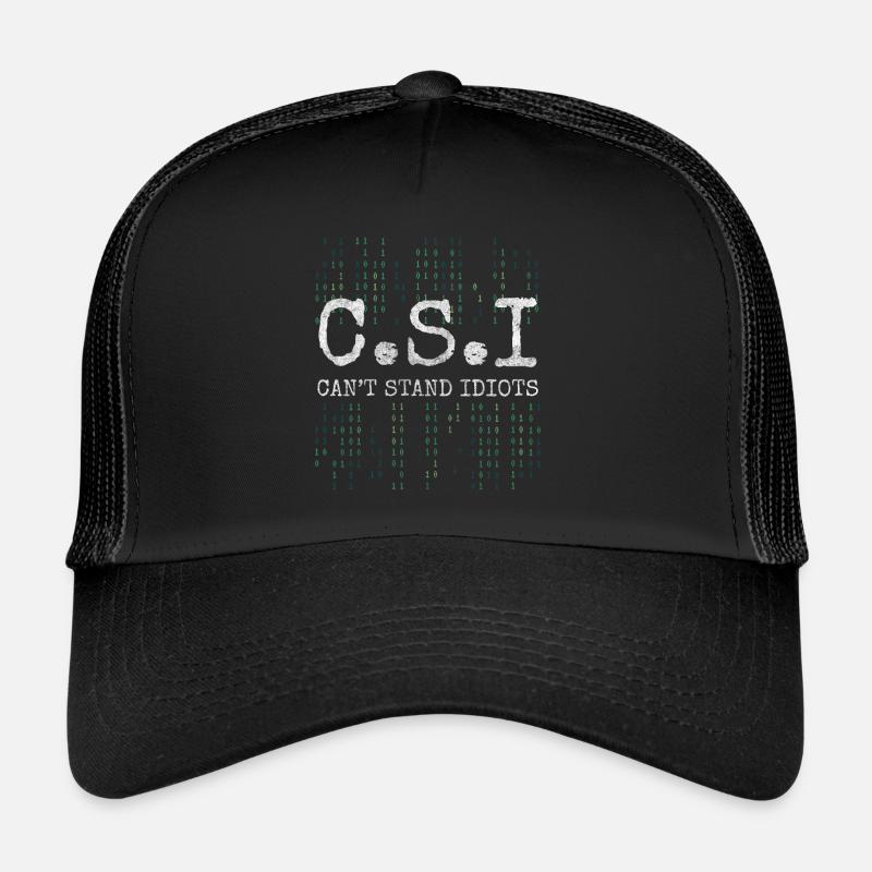Idiot Kollege Selbstironie Trucker Cap