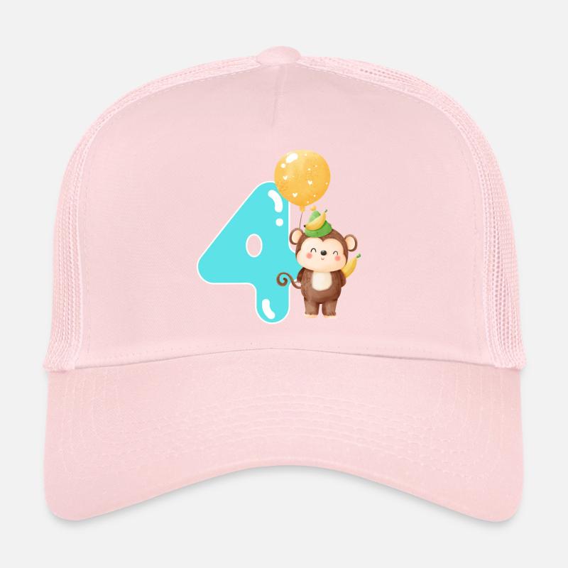 4. Geburtstag. 4 Jahre Geschenk Trucker Cap