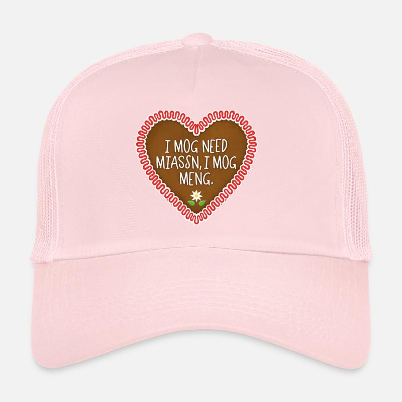 I Mog Need Lebkuchenherz Trucker Cap