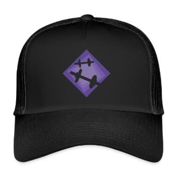 Haltérophilie d’haltérophilie - Casquette trucker  - noir/noir - Devant