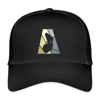 BMX Trail - Trucker Cap - black/black - Front