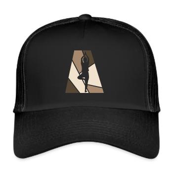 Vinyasa Yoga Mantra - Trucker Cap - black/black - Front