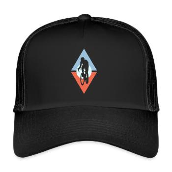 Cycling Cycling Cycling Course - Trucker Cap - black/black - Front
