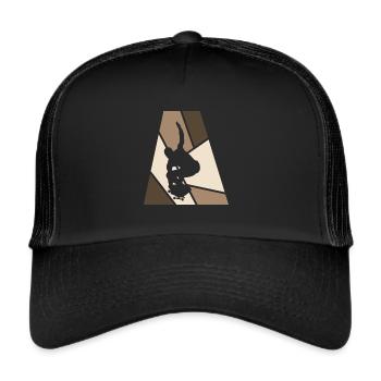 Skateboarding Skateboard Skateboarder - Trucker Cap - black/black - Front