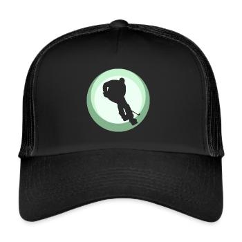 Ice Hockey Penalty - Trucker Cap - black/black - Front