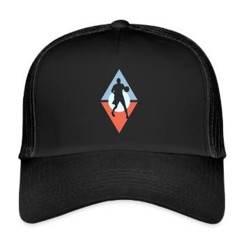 Basketball Dunk - Trucker Cap - black/black - Front