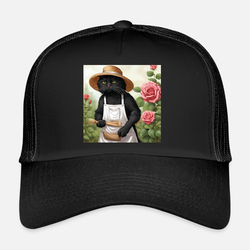 Garden tomcat - Trucker Cap - black/black
