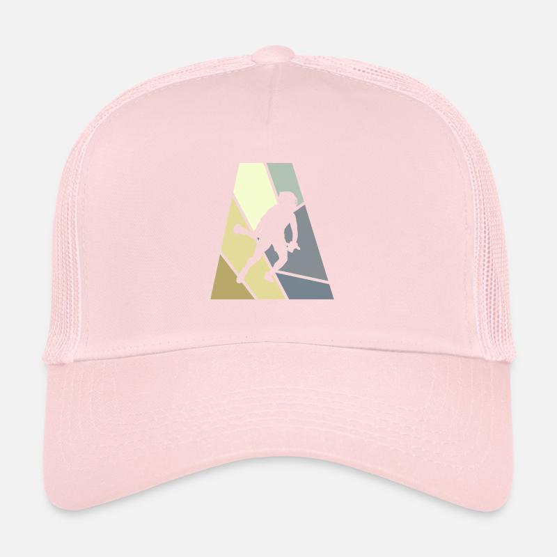 Terrain de batte de crosse Intercrosse Casquette trucker 