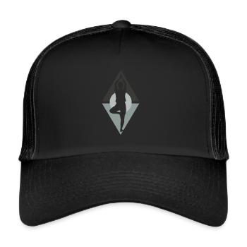 Mantra Yoga Sun Salutation - Trucker Cap - black/black - Front