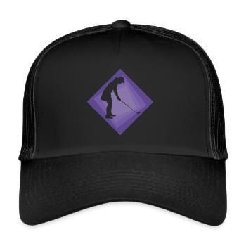 Chip Golf Ball - Trucker Cap - black/black - Front