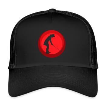 Par Golf Ball - Trucker Cap - black/black - Front