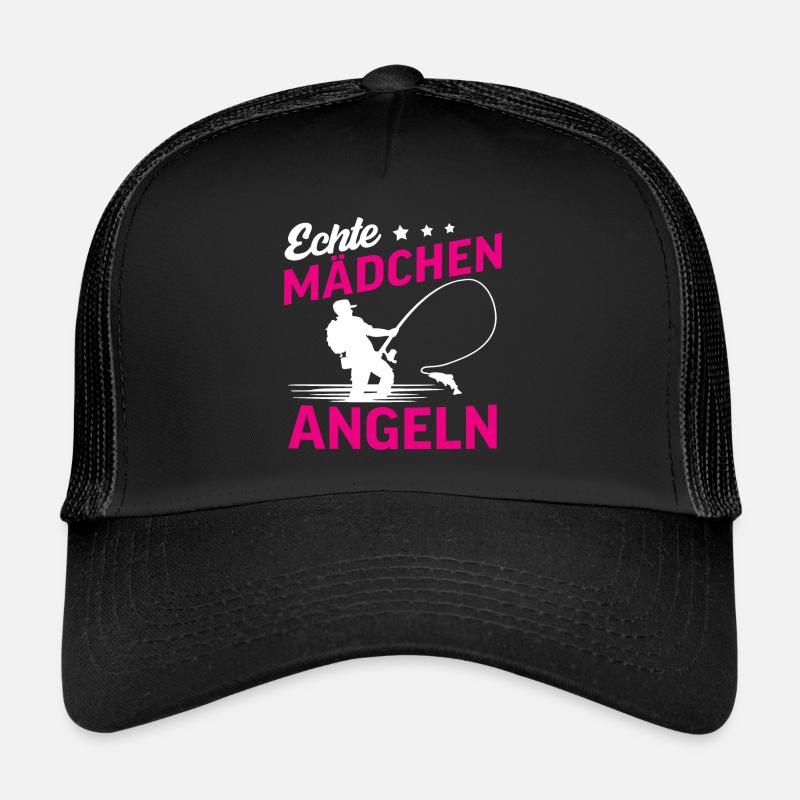 Echte Mädchen Angeln Trucker Cap