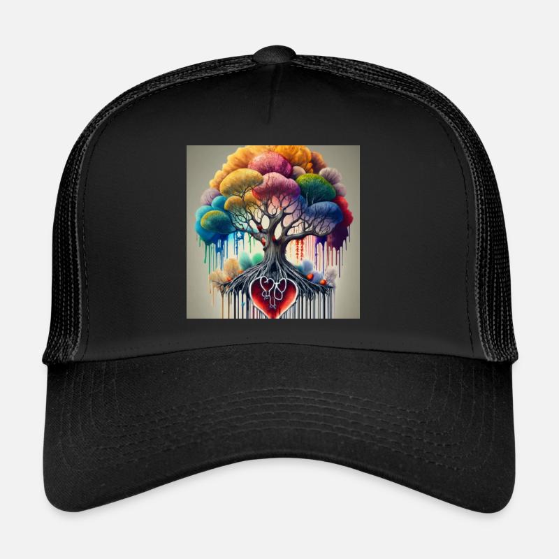 bunter Baum Trucker Cap