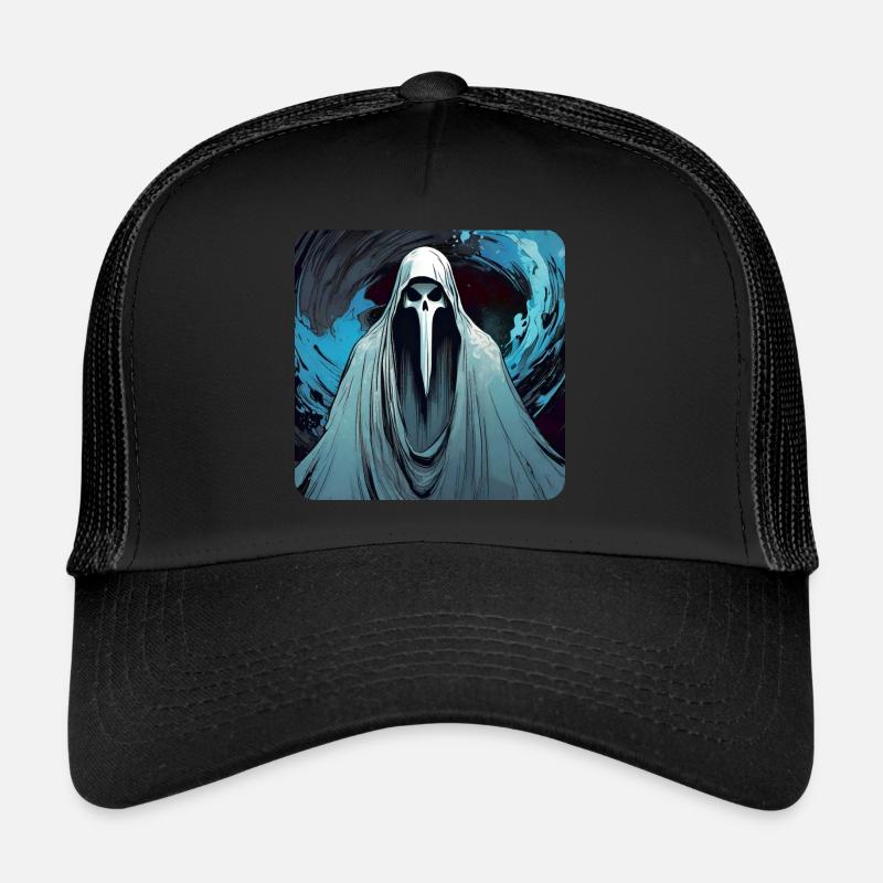 Fantôme maléfique et effrayant Casquette trucker 
