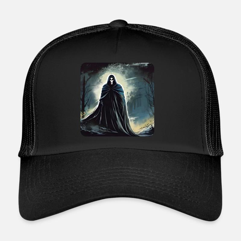 Böses Grusel Gespenst Trucker Cap