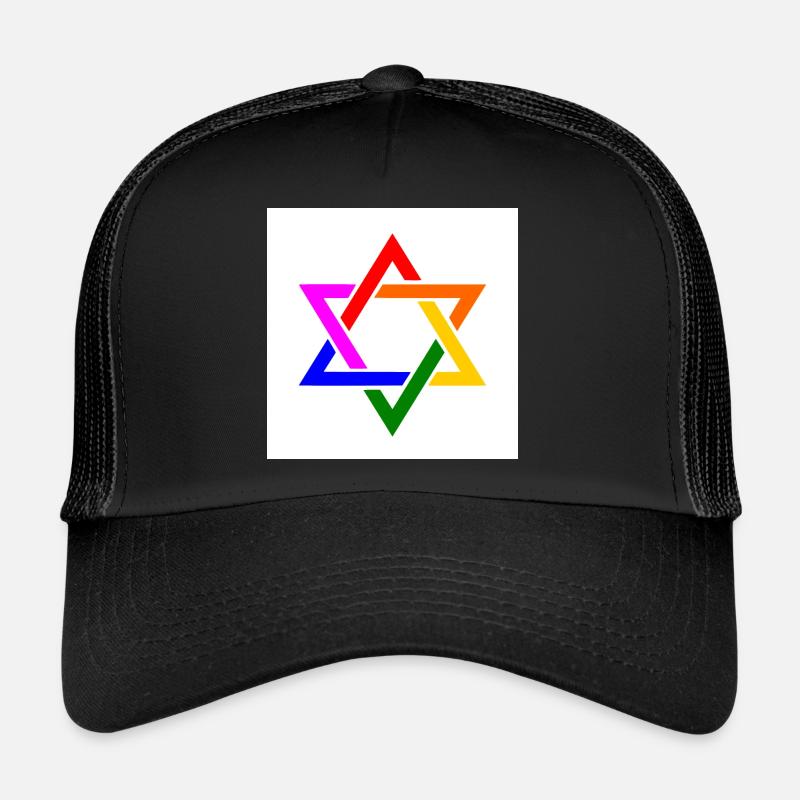 Israel lgbt drapeau Casquette trucker 