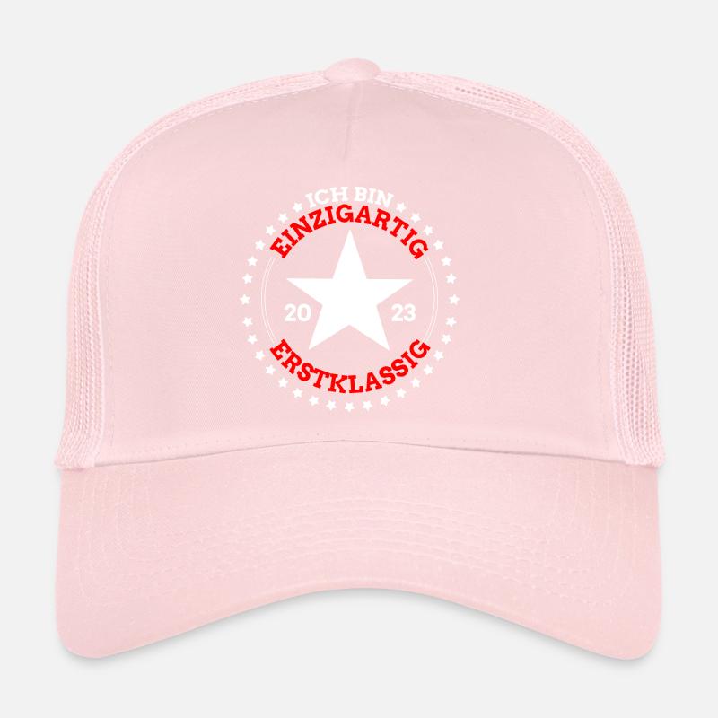 Schulkind 2023 Erstklassig Ich Bin Einzigartig Trucker Cap
