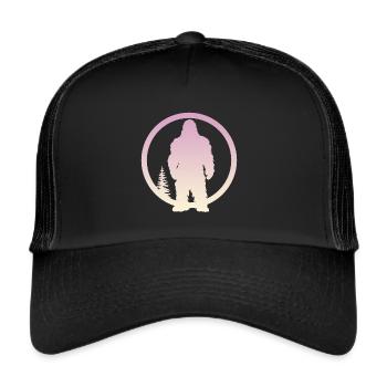 Big foot Big foot Big foot Yeti - Trucker Cap - black/black - Front
