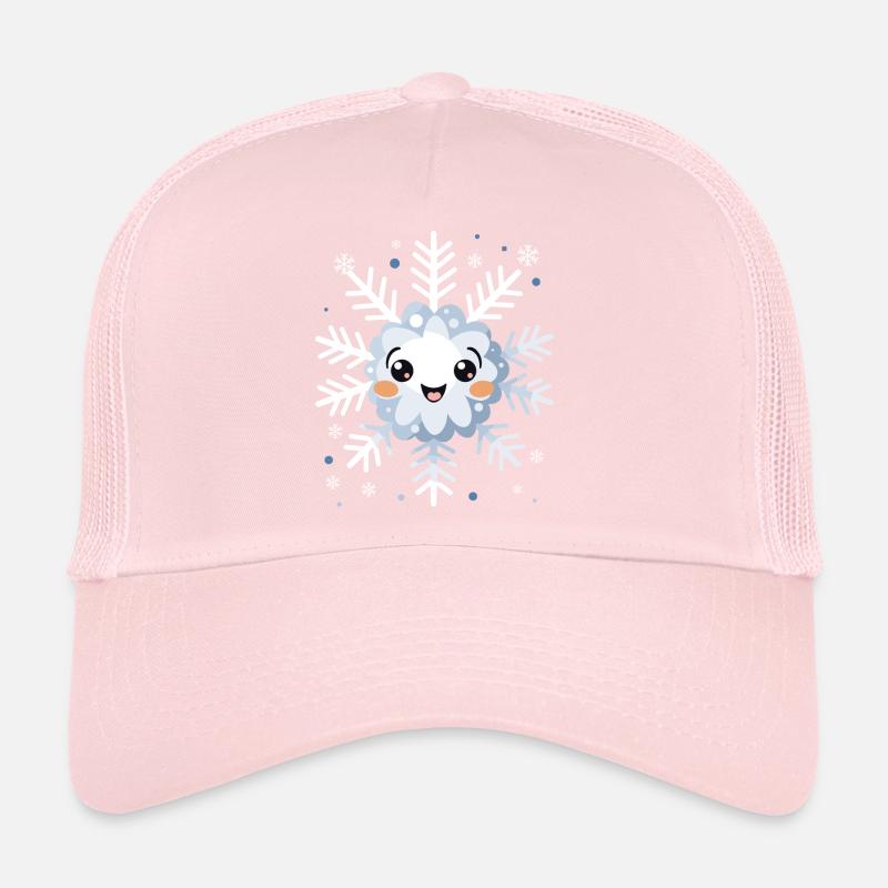 Cute Funny Snowflake Winter Kawaii Gift Trucker Cap