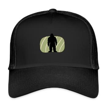 Big foot Bigfoot Big foot Big foot - Trucker Cap - black/black - Front